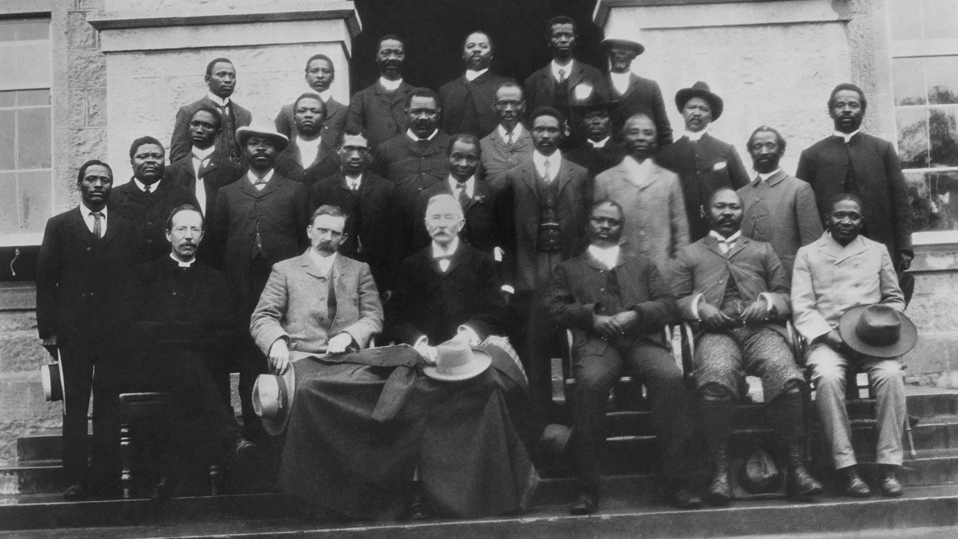 <p>Mission-educated Simon Peter Sihlali becomes the first black student to matriculate under the University’s school examinations. In 1882, he becomes president of <em>iMbumba yaManyama</em> (‘solid unity’), South Africa’s first black political party.</p>